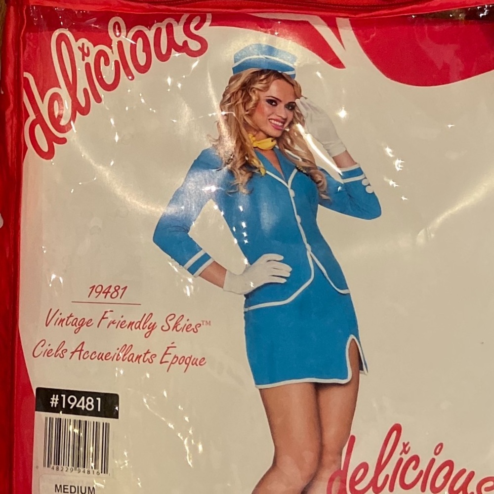 Women’s Flight Attendant Costume - medium